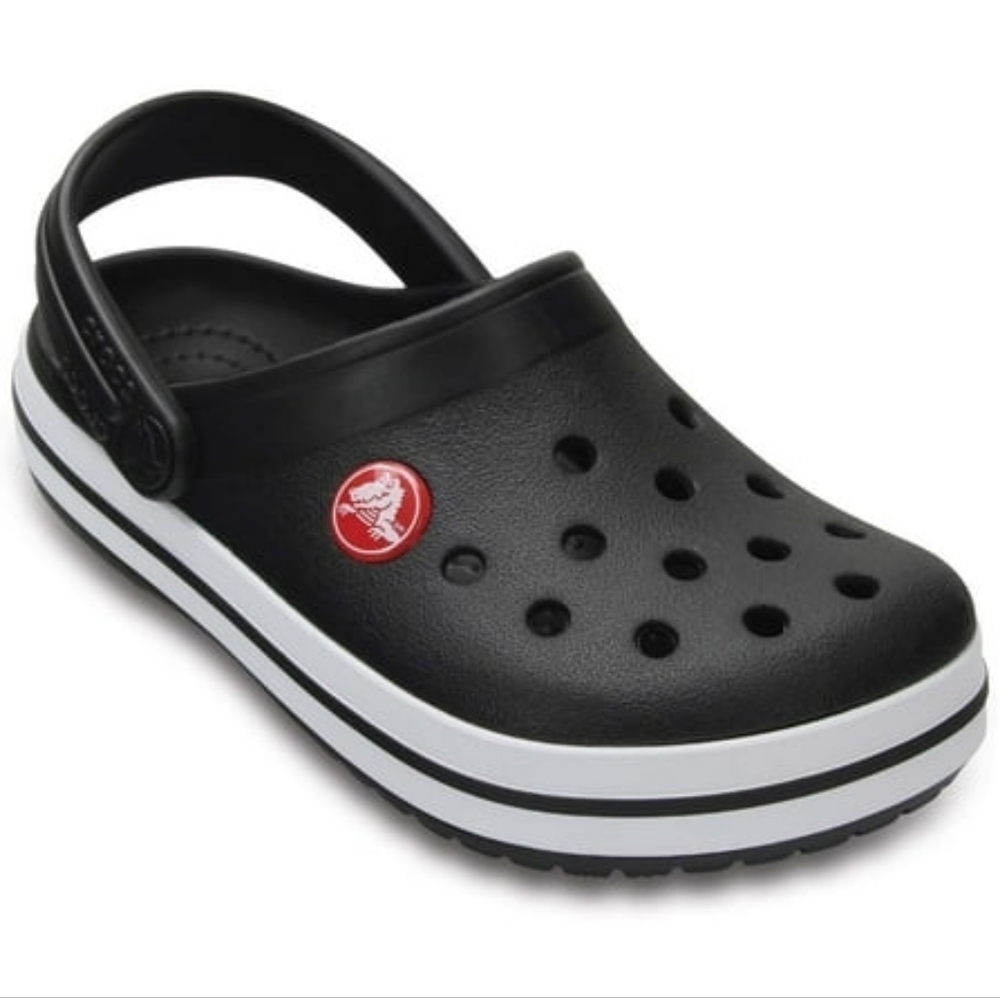 Crocs Crocband Black Slip-On Clog M6 W8 8.5 Unisex Classic Comfort